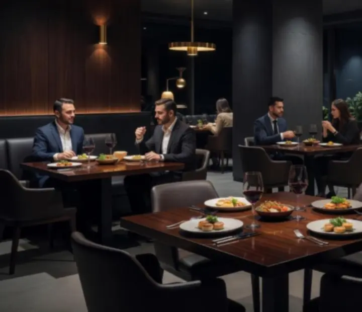 Luxus éttermi tér elegáns fine dining terítéssel a MagyarVenue-ban