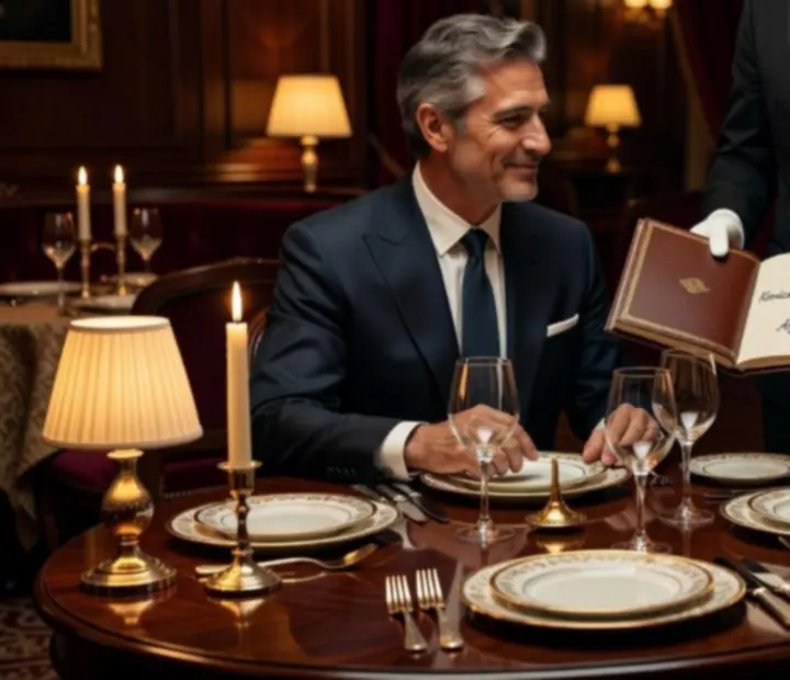 Elegánsan megterített asztal foglalásra készen a MagyarVenue fine dining éttermében
